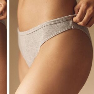 Anthropologie Lyrebird Knit Twee Briefs Women Size XL